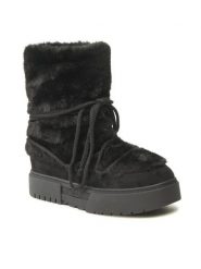 Jenny Fairy Śniegowce WS5895-05 Czarny. Czarne śniegowce damskie Jenny Fairy, z materiału. Za 199.99 zł.