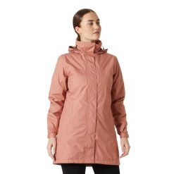Damska długa ocieplana kurtka wodoodporna Helly Hansen Aden. Brązowe kurtki damskie Helly Hansen, bez wzorów, bez kaptura. Za 701.50 zł.