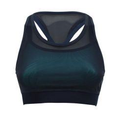 Crop top treningowy BECRY. Niebieskie topy sportowe damskie Legea, xl, bez wzorów, z elastanu, bez ramiączek. Za 74.00 zł.