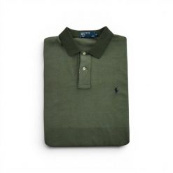 Polo Ralph Lauren koszulka męska z krótkim rękawem. Zielone koszulki polo męskie Ralph Lauren, l, bez wzorów, bez ramiączek. Za 106.46 zł.