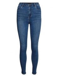 Vero Moda Dżinsy "Sophia" - Skinny fit - w kolorze niebieskim rozmiar: M/L30. Niebieskie jeansy damskie Vero Moda, z podwyższonym stanem. Za 138.33 zł.