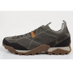 Buty Aku Nativa 646024 szare. Szare buty trekkingowe męskie z materiału, bez zapięcia. Za 692.27 zł.