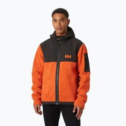 Bluza męska Helly Hansen Patrol Pile. Brązowe bluzy bez kaptura męskie Helly Hansen, m, z dresówki. Za 489.99 zł.