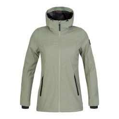 Damska kurtka narciarska Hannah Akame. Zielone kurtki damskie Hannah, bez wzorów, bez kaptura. Za 524.20 zł.