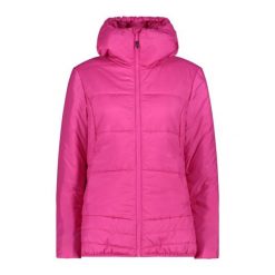 Kurtka puchowa damska z odpinanym kapturem CMP. Czerwone kurtki damskie CMP, l, bez wzorów, z puchu, z kapturem. Za 506.50 zł.