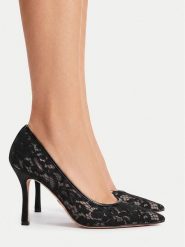 Nine West Szpilki CEO-S3S96688 Czarny. Czarne szpilki Nine West, bez wzorów, bez obcasa. Za 249.99 zł.