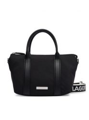 KARL LAGERFELD Torebka B4W30308 Czarny. Czarne torebki klasyczne damskie Karl Lagerfeld, bez wzorów, z materiału, bez dodatków. Za 779.99 zł.