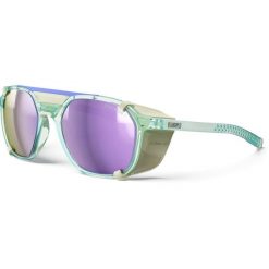 Okulary przeciwsłoneczne JULBO SLACK COVER miętowy Cat 3 Spectron. Szare okulary przeciwsłoneczne damskie JULBO, z materiału. Za 419.99 zł.