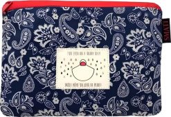 Ponczo przeciwdeszczowe damskie Smati Paisley Blue. Niebieskie kurtki przeciwdeszczowe damskie SMATI, bez kaptura. Za 149.00 zł.