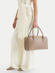 GINO ROSSI Torebka EO-LA321-820-1 Beżowy. Brązowe torebki klasyczne damskie Gino Rossi, bez wzorów, ze skóry, bez dodatków. Za 499.99 zł.