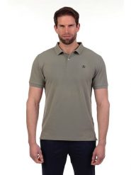The Time of Bocha Koszulka polo w kolorze khaki rozmiar: XL. Brązowe koszulki polo męskie The Time of Bocha, xl, bez wzorów, z bawełny, bez ramiączek. Za 118.56 zł.