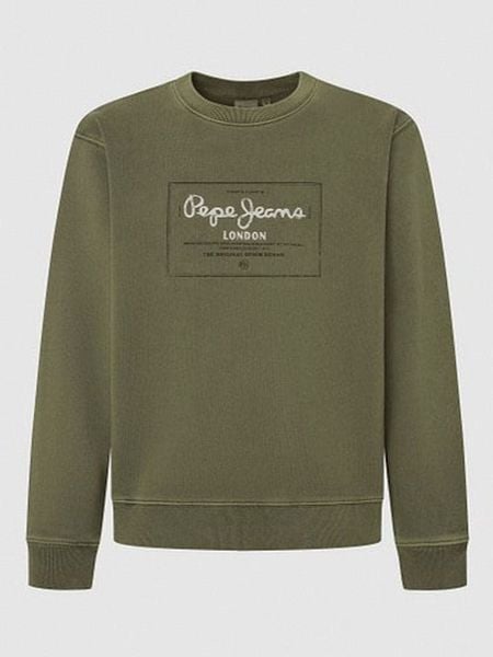 Pepe Jeans Bluza "Simon" w kolorze khaki rozmiar: L. Brązowe bluzy bez kaptura męskie Pepe Jeans, l, z bawełny. Za 193.95 zł.