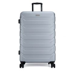 Walizka duża GINO ROSSI. Szare walizki Gino Rossi, bez wzorów, duże. Za 299.99 zł.