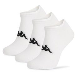Skarpety krótkie Kappa. Białe skarpetki damskie Kappa, bez wzorów. Za 24.99 zł.
