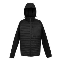 Kurtka puchowa Regatta Pro Hybrid II. Czarne kurtki męskie Regatta, m, bez wzorów, z materiału, sportowe, bez kaptura. W wyprzedaży za 233.50 zł.