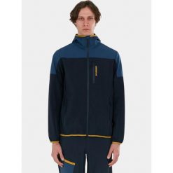 Kurtka softshell męska Fundango Alloy. Niebieskie kurtki męskie Fundango, m, bez wzorów, z softshellu, z kapturem. Za 459.90 zł.