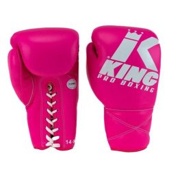 Rękawice bokserskie Thai King Pro Boxing XK LU. Czerwone szorty męskie KING PRO BOXING, bez wzorów, ze skóry. Za 692.50 zł.