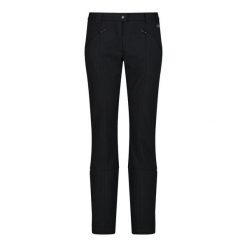 Spodnie Narciarskie Softshell Rozmiar 40 Czarny - 38A1586-U901. Czarne spodnie materiałowe damskie CMP, bez wzorów, z elastanu. Za 469.99 zł.
