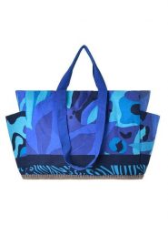 BLE Shopper bag w kolorze niebieskim - 48 x 38 x 18 cm rozmiar: onesize. Niebieskie shopper bag damskie BLE, bez wzorów, z materiału, na ramię, bez dodatków. Za 76.22 zł.