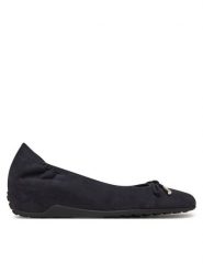 HÖGL Baleriny 9-103712 Granatowy. Niebieskie baleriny damskie HÖGL, bez wzorów, ze skóry, bez obcasa. Za 439.99 zł.