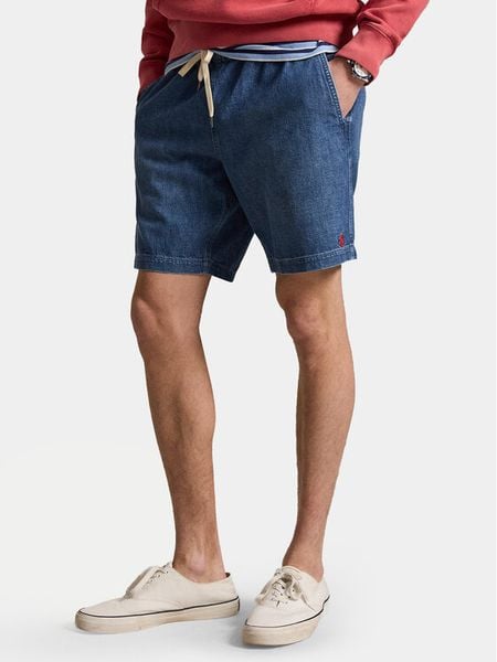 Polo Ralph Lauren Szorty jeansowe 710P02689001 Niebieski Regular Fit. Niebieskie szorty męskie Polo Ralph Lauren, bez wzorów, z bawełny. Za 688.99 zł.