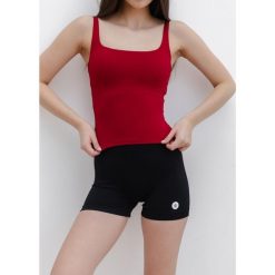 Top do ćwiczeń Moonholi Solara z ramiączkami. Czerwone topy damskie MOONHOLI, bez wzorów, bez kołnierzyka. Za 169.00 zł.