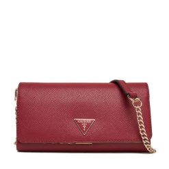 Torebka Guess. Czerwone torebki klasyczne damskie Guess, z aplikacjami, bez dodatków. Za 339.99 zł.
