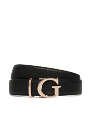 Guess Pasek BW9465 P6330 Czarny. Czarne paski damskie Guess, z aplikacjami, ze skóry. Za 234.99 zł.