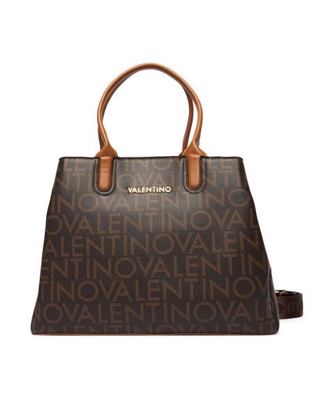 Valentino Torebka Regina Re VBS9IS51 Brązowy. Brązowe torebki klasyczne damskie Valentino, bez wzorów, bez dodatków. Za 759.99 zł.