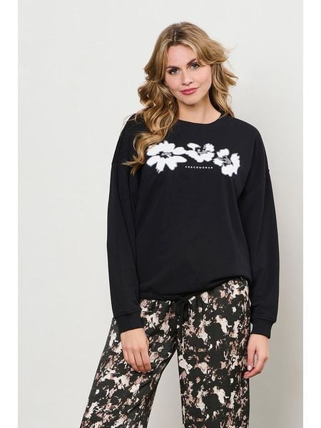 &Co Woman Bluza "Siena" w kolorze czarnym rozmiar: L. Czarne bluzy bez kaptura damskie &Co Woman, l. Za 201.08 zł.