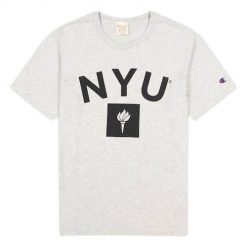 Koszulka sportowa męska Champion Reverse Weave College Print. Białe t-shirty sportowe męskie CHAMPION, m, bez ramiączek. Za 185.00 zł.
