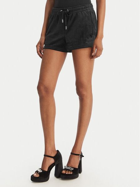 Juicy Couture Szorty sportowe Tamia JCWHS126305 Czarny Regular Fit. Czarne spodenki sportowe damskie Juicy Couture, xs, z syntetyku. Za 239.99 zł.