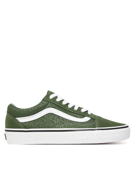 Vans Tenisówki Old Skool VN000D2VZ3R1 Zielony. Zielone buty sportowe chłopięce Vans, bez wzorów, z materiału, bez zapięcia. Za 169.99 zł.