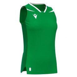 Damski tank top Macron Lily. Białe topy sportowe damskie Macron, m, bez wzorów, z materiału, bez ramiączek. Za 252.00 zł.