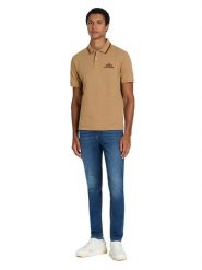 Scotch & Soda Koszulka polo w kolorze jasnobrązowym rozmiar: XL. Brązowe koszulki polo męskie Scotch & Soda, xl, bez wzorów, bez ramiączek. Za 131.74 zł.