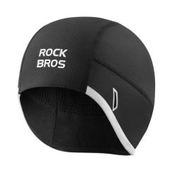 ROCKBROS Czapka Rowerowa Polarowa z Uszami. Czarne czapki męskie ROCKBROS, na zimę, bez wzorów, z materiału. Za 66.72 zł.