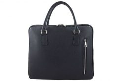 Torba skórzana na laptopa BARBERINI'S czarna 899-1. Czarne torby na laptopa damskie Barberinis, bez wzorów, ze skóry. Za 349.99 zł.