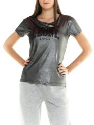 Koszulka na co dzień na siłownię. Szare t-shirty damskie LEONE 1947 APPAREL, s, bez wzorów, z dżerseju, bez kołnierzyka. Za 63.11 zł.