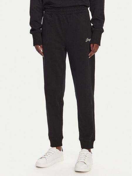 BOSS Spodnie dresowe 50540278 Czarny Regular Fit. Czarne spodnie dresowe damskie Boss, m, bez wzorów, z dresówki. Za 269.99 zł.