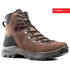 Buty turystyczne dla dorosłych Alpina Prima Mid. Brązowe buty sportowe na co dzień damskie Alpina, bez wzorów. Za 630.00 zł.