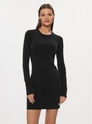 Patrizia Pepe Sukienka codzienna 8A1285/J113-K103 Czarny A-Line Fit. Czarne sukienki damskie Patrizia Pepe, na co dzień, bez wzorów, z syntetyku, bez kołnierzyka, bez ramiączek, proste. Za 1,899.00 zł.