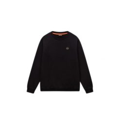 Bluza Napapijri B-Badge C. Czarne bluzy bez kaptura męskie Napapijri, l, z dresówki. Za 344.00 zł.