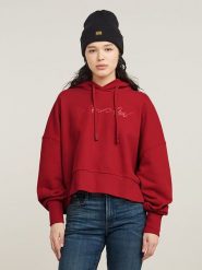 G-Star Bluza w kolorze czerwonym rozmiar: M. Czerwone bluzy z kapturem damskie G-Star, m, z bawełny. Za 188.85 zł.