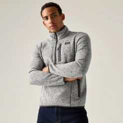 Męska bluza polarowa Barlee z zamkiem błyskawicznym. Szare bluzy bez kaptura męskie Regatta, l, z materiału. Za 176.50 zł.