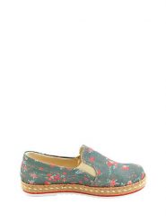 Goby Espadryle w kolorze ciemnozielonym ze wzorem rozmiar: 43. Czerwone espadryle damskie Goby, bez wzorów, bez obcasa. Za 206.42 zł.