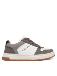 Calvin Klein Sneakersy V3X9-83465-0318 M Biały. Białe buty sportowe chłopięce CALVIN KLEIN, ze skóry, bez zapięcia. Za 414.99 zł.