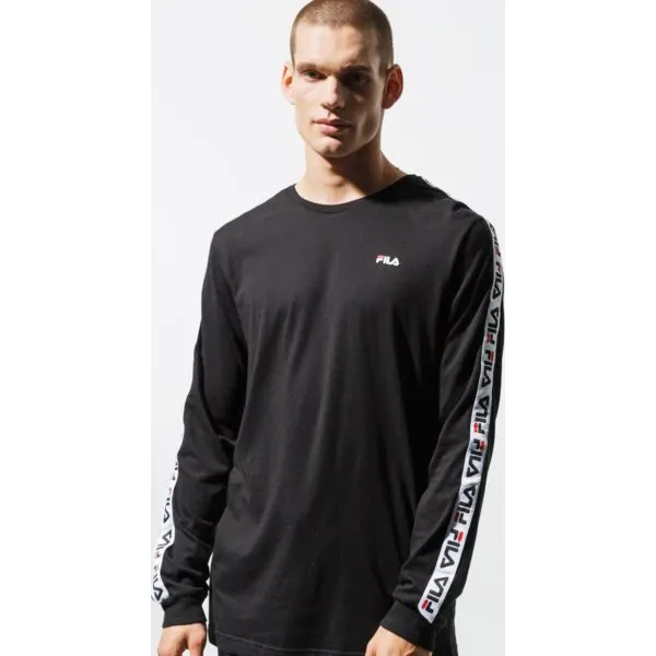 Fila Koszulka Ls Fabrice Long Sleeve Shirt , czarny, rozmiar S. Czarne koszulki męskie z długim rękawem Fila, m, z bawełny. Za 189.99 zł.