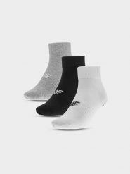 4F Skarpetki casual za kostkę (3-pack) męskie - multikolor 35-38. Skarpetki męskie 4f, bez wzorów, z bawełny. Za 49.99 zł.