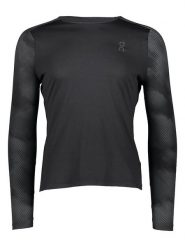 ON RUNNING Koszulka funkcyjna w kolorze czarnym rozmiar: XL. Czarne bluzki sportowe damskie On Running, xl, bez wzorów, z materiału, bez ramiączek. Za 215.21 zł.