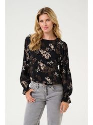 Cream Bluzka "Alora" w kolorze czarnym rozmiar: S/M. Czarne bluzki damskie Cream, m, bez wzorów, z wiskozy, bez kołnierzyka, bez ramiączek. Za 149.95 zł.